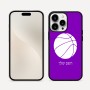 כיסוי בעיצוב אישי עם השם שלך לדגם - Apple iPhone 16 Pro Max בעיצוב כדורסל