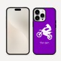 כיסוי בעיצוב אישי עם השם שלך לדגם - Apple iPhone 16 Pro Max בעיצוב מוטוקרוס