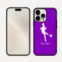 כיסוי בעיצוב אישי עם השם שלך לדגם - Apple iPhone 16 Pro Max בעיצוב שחקנית כדורגל - אישה