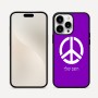 כיסוי בעיצוב אישי עם השם שלך לדגם - Apple iPhone 16 Pro Max בעיצוב סמל השלום
