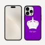 כיסוי בעיצוב אישי עם השם שלך לדגם - Apple iPhone 16 Pro Max בעיצוב כתר מלכותי