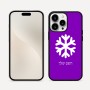 כיסוי בעיצוב אישי עם השם שלך לדגם - Apple iPhone 16 Pro Max בעיצוב שלג