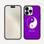 כיסוי בעיצוב אישי עם השם שלך לדגם - Apple iPhone 16 Pro Max בעיצוב סמל יינג יאנג