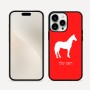 כיסוי בעיצוב אישי עם השם שלך לדגם - Apple iPhone 16 Pro Max בעיצוב סוס