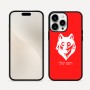 כיסוי בעיצוב אישי עם השם שלך לדגם - Apple iPhone 16 Pro Max בעיצוב זאב