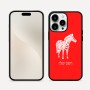 כיסוי בעיצוב אישי עם השם שלך לדגם - Apple iPhone 16 Pro Max בעיצוב זברה