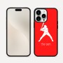 כיסוי בעיצוב אישי עם השם שלך לדגם - Apple iPhone 16 Pro Max בעיצוב שחקן בייסבול