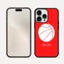 כיסוי בעיצוב אישי עם השם שלך לדגם - Apple iPhone 16 Pro Max בעיצוב כדורסל