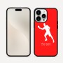 כיסוי בעיצוב אישי עם השם שלך לדגם - Apple iPhone 16 Pro Max בעיצוב שחקן פינג פונג