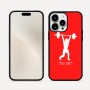 כיסוי בעיצוב אישי עם השם שלך לדגם - Apple iPhone 16 Pro Max בעיצוב הרמת משקולות