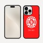 כיסוי בעיצוב אישי עם השם שלך לדגם - Apple iPhone 16 Pro Max בעיצוב כבאי - תגית
