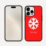 כיסוי בעיצוב אישי עם השם שלך לדגם - Apple iPhone 16 Pro Max בעיצוב שלג