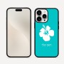 כיסוי בעיצוב אישי עם השם שלך לדגם - Apple iPhone 16 Pro Max בעיצוב פרח היביסקוס