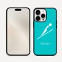 כיסוי בעיצוב אישי עם השם שלך לדגם - Apple iPhone 16 Pro Max בעיצוב קפיצת סקי אולימפית