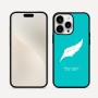 כיסוי בעיצוב אישי עם השם שלך לדגם - Apple iPhone 16 Pro Max בעיצוב נוצת נוצה
