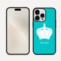 כיסוי בעיצוב אישי עם השם שלך לדגם - Apple iPhone 16 Pro Max בעיצוב כתר מלכותי