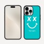 כיסוי בעיצוב אישי עם השם שלך לדגם - Apple iPhone 16 Pro Max בעיצוב סמיילי