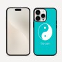 כיסוי בעיצוב אישי עם השם שלך לדגם - Apple iPhone 16 Pro Max בעיצוב סמל יינג יאנג