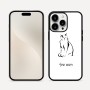 כיסוי בעיצוב אישי עם השם שלך לדגם - Apple iPhone 16 Pro Max בעיצוב חתול