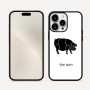 כיסוי בעיצוב אישי עם השם שלך לדגם - Apple iPhone 16 Pro Max בעיצוב חזיר