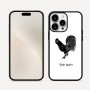 כיסוי בעיצוב אישי עם השם שלך לדגם - Apple iPhone 16 Pro Max בעיצוב תרנגול