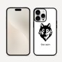 כיסוי בעיצוב אישי עם השם שלך לדגם - Apple iPhone 16 Pro Max בעיצוב זאב