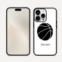 כיסוי בעיצוב אישי עם השם שלך לדגם - Apple iPhone 16 Pro Max בעיצוב כדורסל
