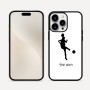 כיסוי בעיצוב אישי עם השם שלך לדגם - Apple iPhone 16 Pro Max בעיצוב שחקנית כדורגל - אישה