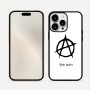 כיסוי בעיצוב אישי עם השם שלך לדגם - Apple iPhone 16 Pro Max בעיצוב אנרכיה
