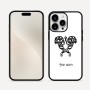 כיסוי בעיצוב אישי עם השם שלך לדגם - Apple iPhone 16 Pro Max בעיצוב פרחי קרן