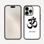 כיסוי בעיצוב אישי עם השם שלך לדגם - Apple iPhone 16 Pro Max בעיצוב סמל אום