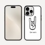 כיסוי בעיצוב אישי עם השם שלך לדגם - Apple iPhone 16 Pro Max בעיצוב יד סלע