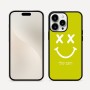 כיסוי בעיצוב אישי עם השם שלך לדגם - Apple iPhone 16 Pro Max בעיצוב סמיילי