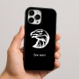 כיסוי בעיצוב אישי עם השם שלך לדגם - Apple iPhone 16 Pro Max בעיצוב ראש נשר