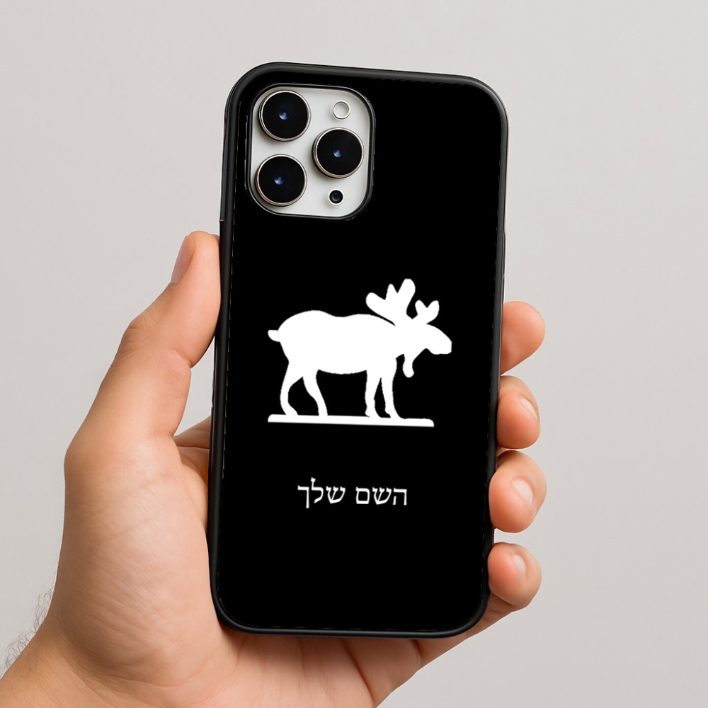כיסוי בעיצוב אישי עם השם שלך לדגם - Apple iPhone 16 Pro Max בעיצוב דישון