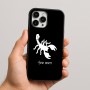 כיסוי בעיצוב אישי עם השם שלך לדגם - Apple iPhone 16 Pro Max בעיצוב עקרב