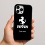 כיסוי בעיצוב אישי עם השם שלך לדגם - Apple iPhone 16 Pro Max בעיצוב פרארי