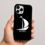 כיסוי בעיצוב אישי עם השם שלך לדגם - Apple iPhone 16 Pro Max בעיצוב סירה