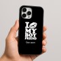 כיסוי בעיצוב אישי עם השם שלך לדגם - Apple iPhone 16 Pro Max בעיצוב נשקי את חבר שלי