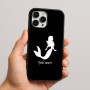 כיסוי בעיצוב אישי עם השם שלך לדגם - Apple iPhone 16 Pro Max בעיצוב בתולת ים - אישה