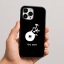 כיסוי בעיצוב אישי עם השם שלך לדגם - Apple iPhone 16 Pro Max בעיצוב תקליטור - אזור מוזיקה