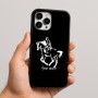 כיסוי בעיצוב אישי עם השם שלך לדגם - Apple iPhone 16 Pro Max בעיצוב רוכב סוסים 2