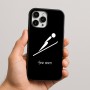 כיסוי בעיצוב אישי עם השם שלך לדגם - Apple iPhone 16 Pro Max בעיצוב קפיצת סקי אולימפית