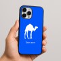 כיסוי בעיצוב אישי עם השם שלך לדגם - Apple iPhone 16 Pro Max בעיצוב גמל