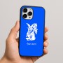 כיסוי בעיצוב אישי עם השם שלך לדגם - Apple iPhone 16 Pro Max בעיצוב ארנב מחזיק גזר