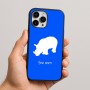כיסוי בעיצוב אישי עם השם שלך לדגם - Apple iPhone 16 Pro Max בעיצוב קרנף