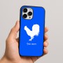 כיסוי בעיצוב אישי עם השם שלך לדגם - Apple iPhone 16 Pro Max בעיצוב תרנגול