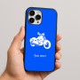 כיסוי בעיצוב אישי עם השם שלך לדגם - Apple iPhone 16 Pro Max בעיצוב הארלי-דיווידסון