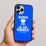 כיסוי בעיצוב אישי עם השם שלך לדגם - Apple iPhone 16 Pro Max בעיצוב מלך הגריל