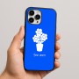 כיסוי בעיצוב אישי עם השם שלך לדגם - Apple iPhone 16 Pro Max בעיצוב פרח